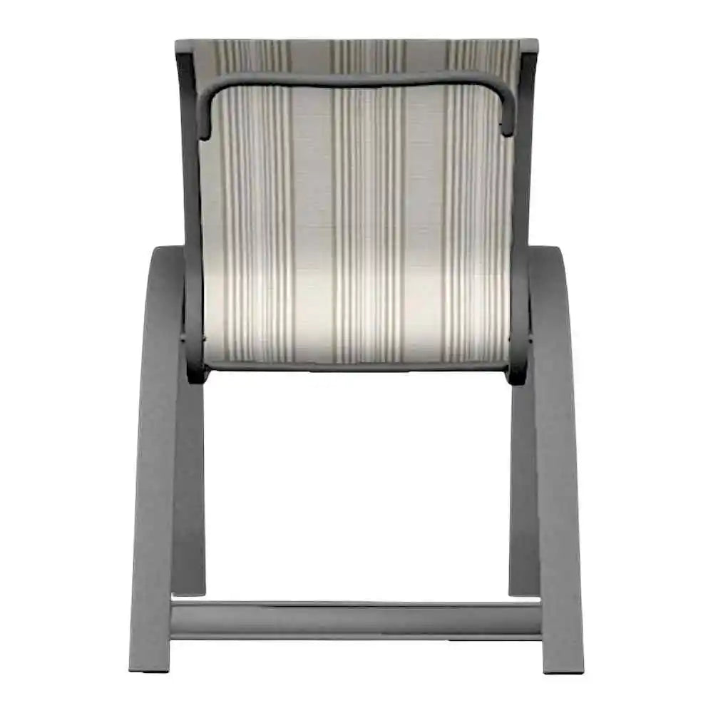 Aruba II Sling Stacking Arm Chair-Outdoor Accent Chairs-Telescope-LOOMLAN