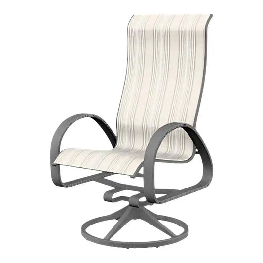 Aruba Sling Supreme Swivel Rocker-Outdoor Accent Chairs-Telescope-LOOMLAN