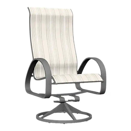 Aruba Sling Supreme Swivel Rocker-Outdoor Accent Chairs-Telescope-LOOMLAN