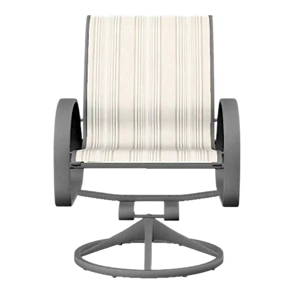 Aruba II Sling Swivel Rocker-Outdoor Accent Chairs-Telescope-LOOMLAN