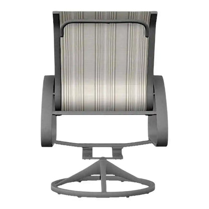 Aruba II Sling Swivel Rocker-Outdoor Accent Chairs-Telescope-LOOMLAN