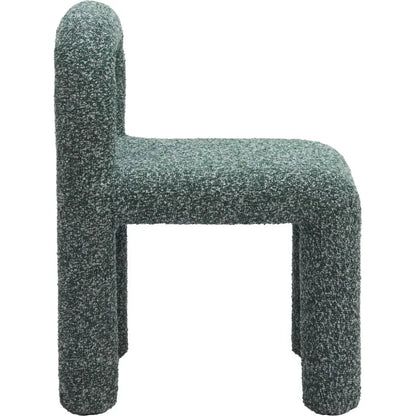 Arum Snowy Green Armless Dining Chair 2PC - LOOMLAN - Zuo Modern - Dining Chairs