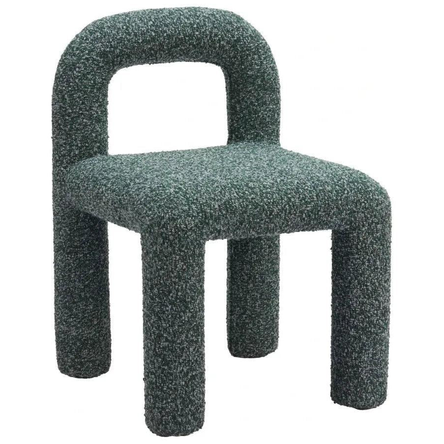 Arum Snowy Green Armless Dining Chair 2PC - LOOMLAN - Zuo Modern - Dining Chairs