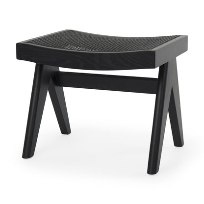 Arvin Wooden Black Stool