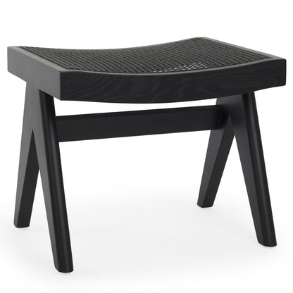 Arvin Wooden Black Stool