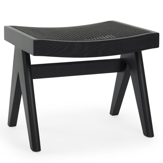 Arvin Wooden Black Stool