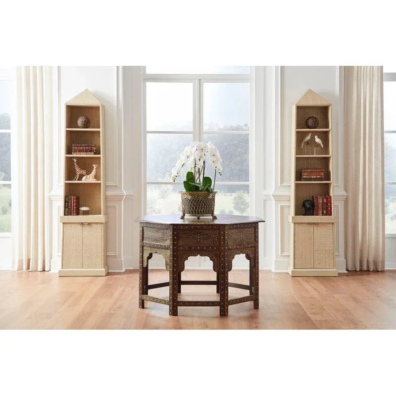 Aryana Artistic Wooden Center Table - LOOMLAN - Chelsea House - Side Tables