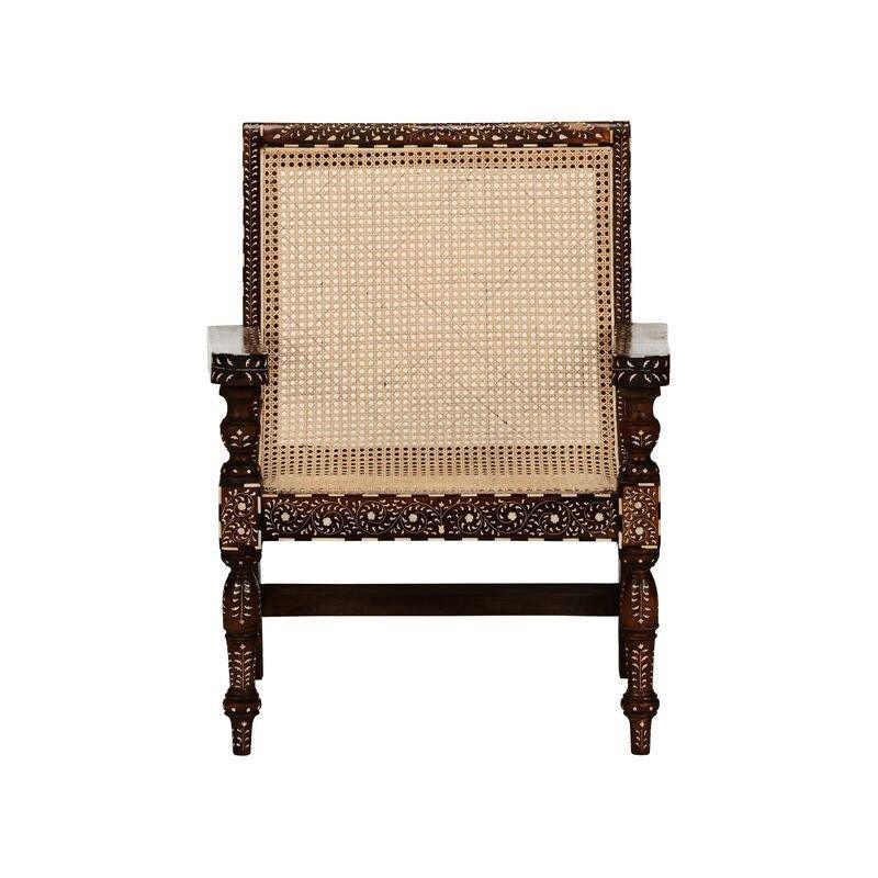 Aryana Artistic Wooden Frame Arm Chair - LOOMLAN - Chelsea House - Club Chairs