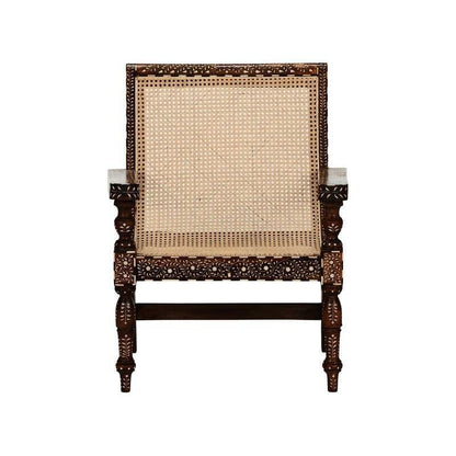 Aryana Artistic Wooden Frame Arm Chair - LOOMLAN - Chelsea House - Club Chairs