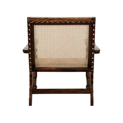 Aryana Artistic Wooden Frame Arm Chair - LOOMLAN - Chelsea House - Club Chairs