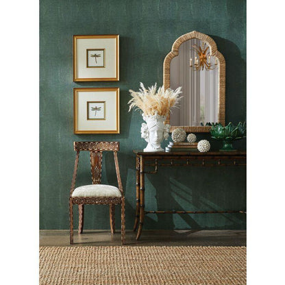 Aryana Artistic Wooden Frame Armless Chair - LOOMLAN - Chelsea House - Dining Chairs