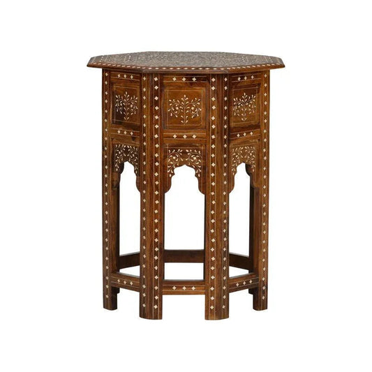 Aryana Artistic Wooden Side table - LOOMLAN - Chelsea House - Side Tables