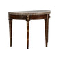Aryana Demilune Shaped Artistic Wood Table - LOOMLAN - Chelsea House - Console Tables