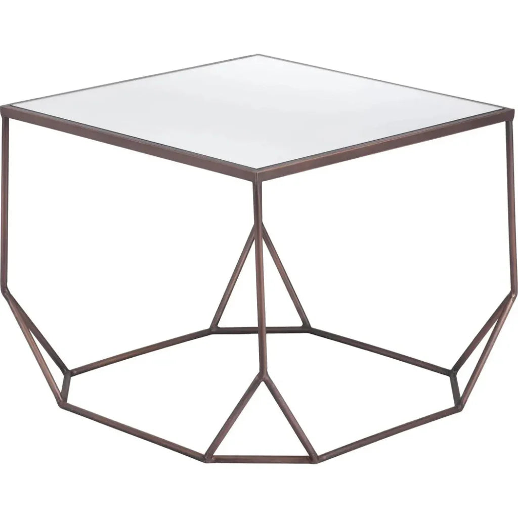 Arzon Coffee Table Set (2 - Piece) Bronze - LOOMLAN - Zuo Modern - Coffee Tables