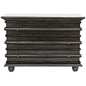 Ascona Three Drawer Wooden Chest - LOOMLAN - Noir - Chests