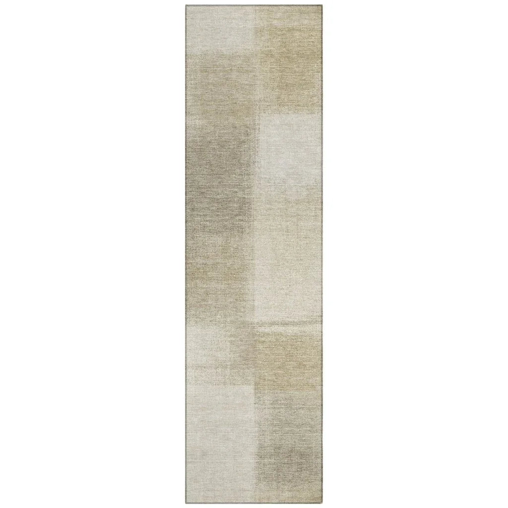 Asha Brown Washable Indoor - Outdoor Rug - LOOMLAN - LOOMLAN Rugs - Outdoor Rugs
