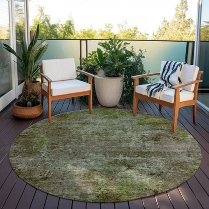 Ashava Brown Washable Indoor - Outdoor Rug - LOOMLAN - LOOMLAN Rugs - Outdoor Rugs