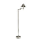 Ashbourne Brass Made Adjustable Floor Lamp-Floor Lamps-Wildwood-Silver-LOOMLAN