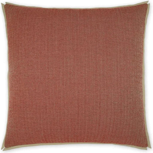 Ashbury Red Chevron Red Large Throw Pillow Insert - LOOMLAN - D.V. Kap - Throw Pillows