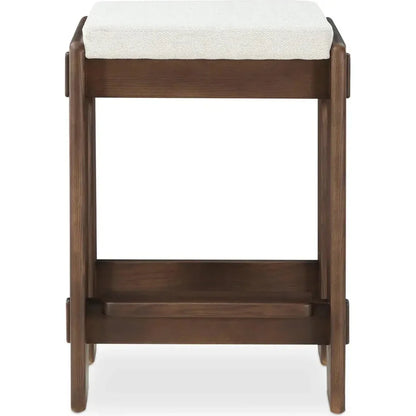 Ashby Wood Brown Counter Stool - LOOMLAN - Moe's Home - Counter Stools