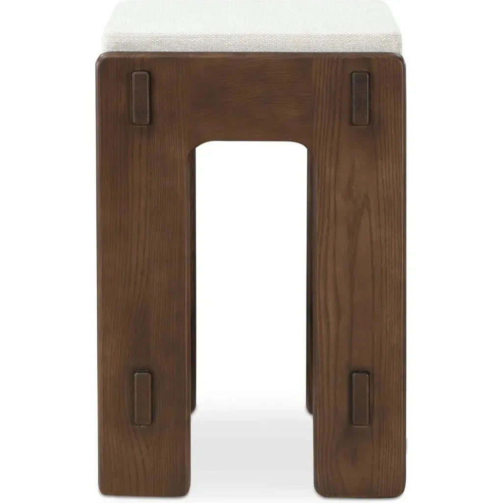 Ashby Wood Brown Counter Stool - LOOMLAN - Moe's Home - Counter Stools