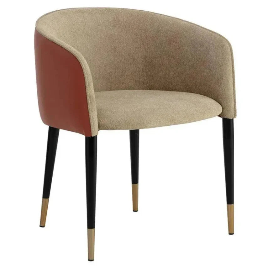 Asher Barrel Back Dining Armchair - LOOMLAN - SUNPAN - Dining Chairs