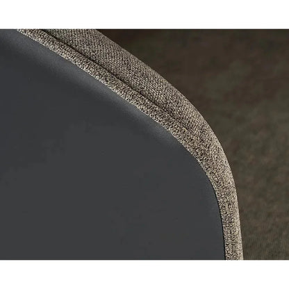 Asher Barrel Back Leather Barstool - LOOMLAN - SUNPAN - Bar Stools