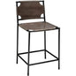Asher Full Grain Leather Counter Stool