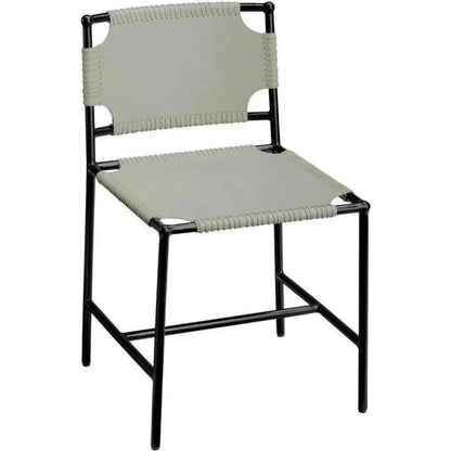 Asher Tan Full Grain Leather Dining Chair - LOOMLAN - Jamie Young - Dining Chairs