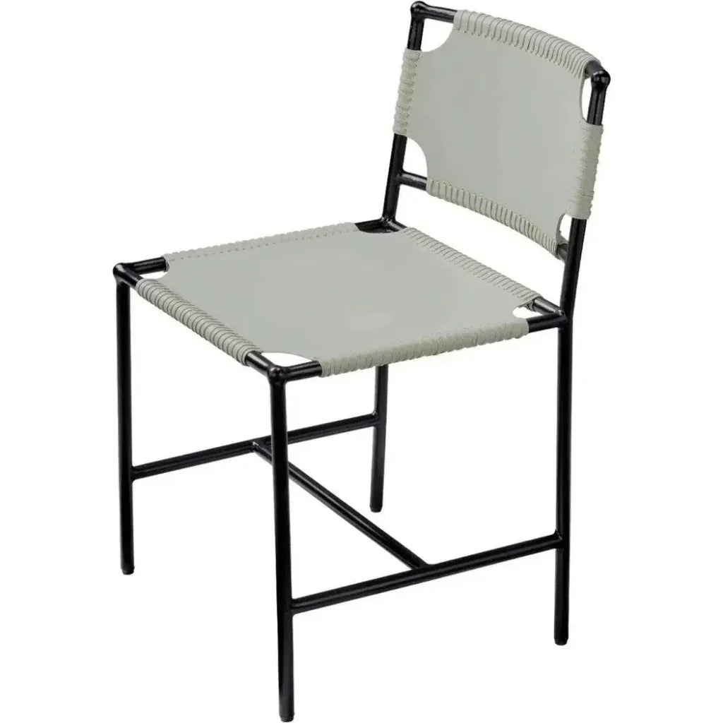 Asher Tan Full Grain Leather Dining Chair - LOOMLAN - Jamie Young - Dining Chairs