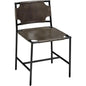 Asher Tan Full Grain Leather Dining Chair - LOOMLAN - Jamie Young - Dining Chairs