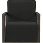 Asher Wood Black Accent Arm Chair - LOOMLAN - Bassett Mirror - Club Chairs
