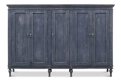 Ashlyn Five Door Wood Sideboard - LOOMLAN - Sarreid - Sideboards