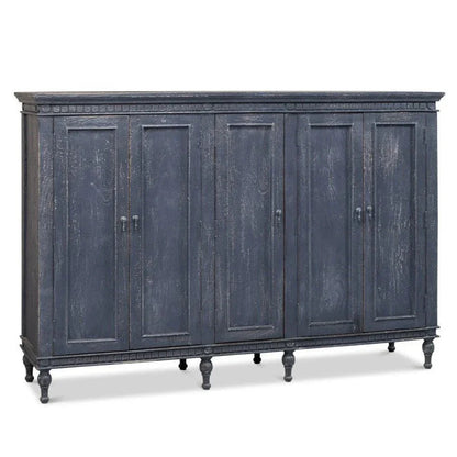 Ashlyn Five Door Wood Sideboard - LOOMLAN - Sarreid - Sideboards