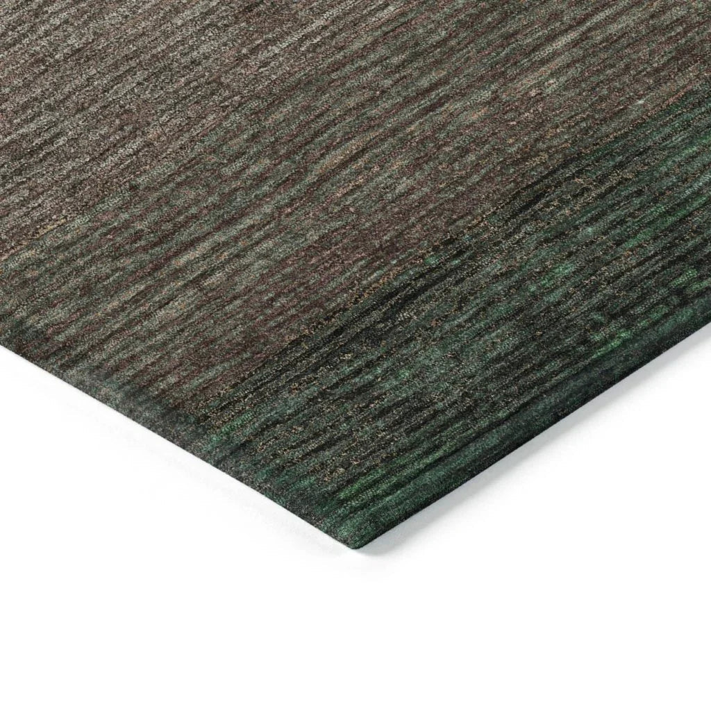 Ashuryn Green Washable Indoor - Outdoor Rug - LOOMLAN - LOOMLAN Rugs - Outdoor Rugs