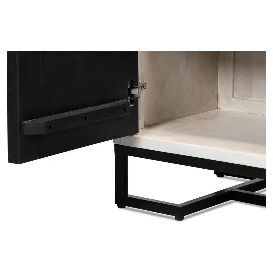 Asiger Four Door Credenza for Dining Room - LOOMLAN - Sarreid - Sideboards