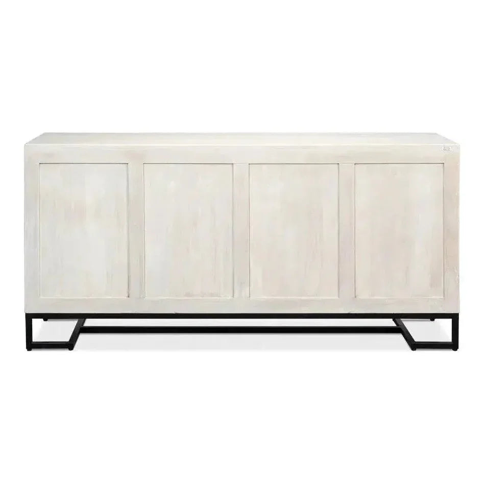 Asiger Four Door Credenza for Dining Room - LOOMLAN - Sarreid - Sideboards