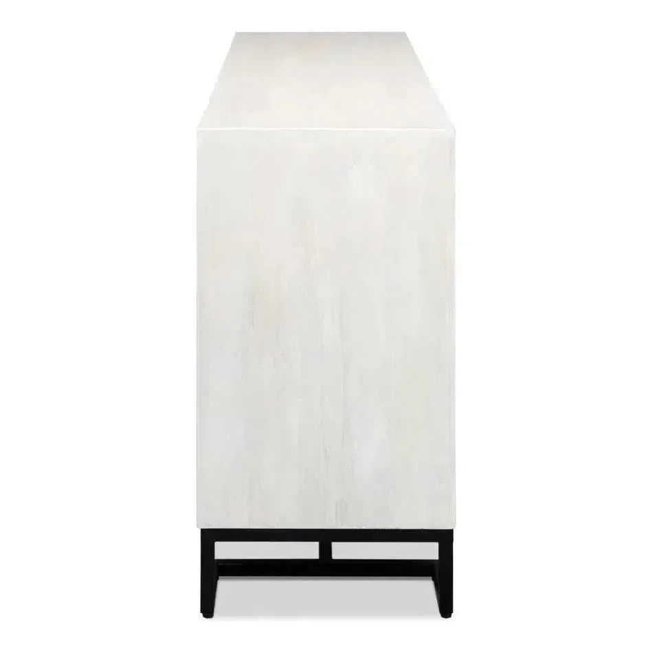 Asiger Four Door Credenza for Dining Room - LOOMLAN - Sarreid - Sideboards