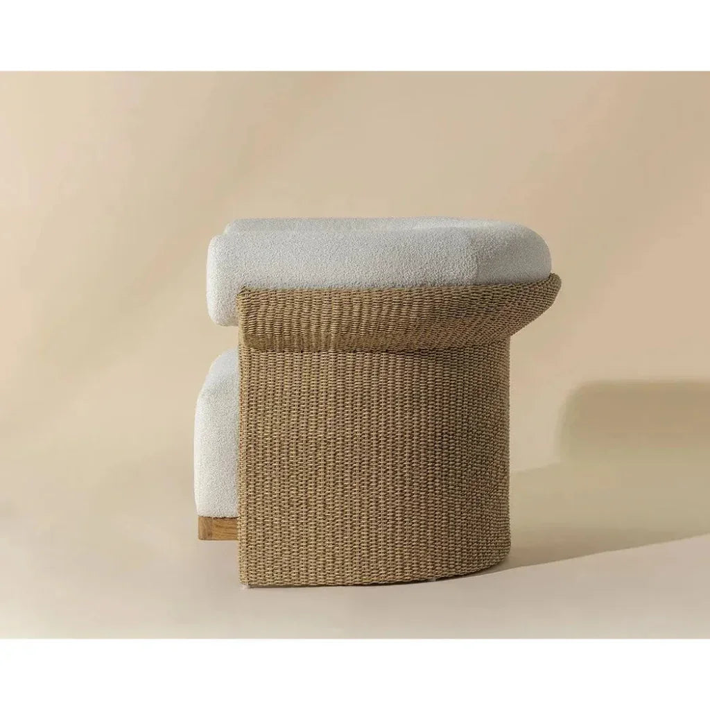 Asos Lounge Chair Louis Cream - Outdoor-Outdoor Lounge Chairs-SUNPAN-LOOMLAN