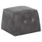 Aspen Leather Square Ottoman - LOOMLAN - SUNPAN - Ottomans