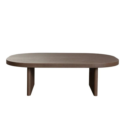 Aspen Wooden Oval Cocktail Table - LOOMLAN - Diamond Sofa - Coffee Tables
