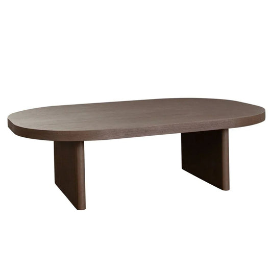 Aspen Wooden Oval Cocktail Table - LOOMLAN - Diamond Sofa - Coffee Tables