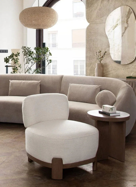 Aspen Wooden Round End Table - LOOMLAN - Diamond Sofa - Side Tables