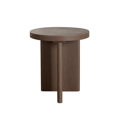 Aspen Wooden Round End Table - LOOMLAN - Diamond Sofa - Side Tables