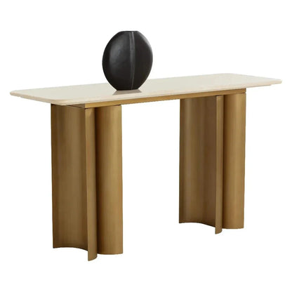 Astara Marble Top Sofa Table - LOOMLAN - SUNPAN - Console Tables