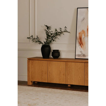 Astra Handcrafted Black Terracotta Vessel - LOOMLAN - Moe's Home - Vases & Jars