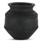 Astra Handcrafted Black Terracotta Vessel - LOOMLAN - Moe's Home - Vases & Jars