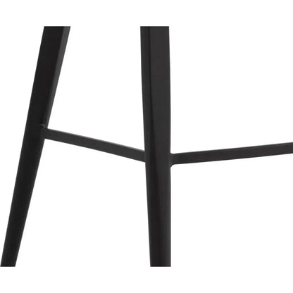 Astra Leather Lowback Barstool - LOOMLAN - SUNPAN - Bar Stools