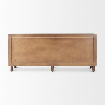Astrid Six Drawers Wood Sideboard