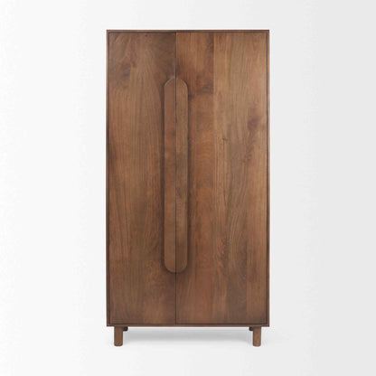 Astrid Solid Wooden Brown Armoire
